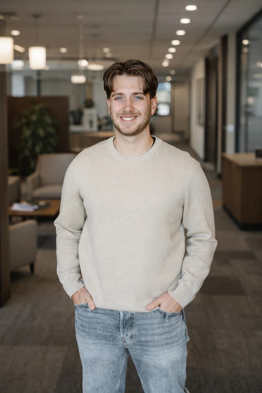 Georg Groth, Head of Marketing at Klaro, in the Klaro office